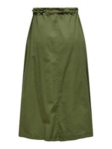 ONLY Średnia talia Długa spódnica -Capulet Olive - 15308771