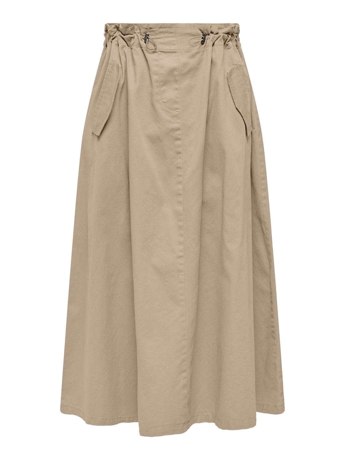 ONLY Long skirt -White Pepper - 15308771