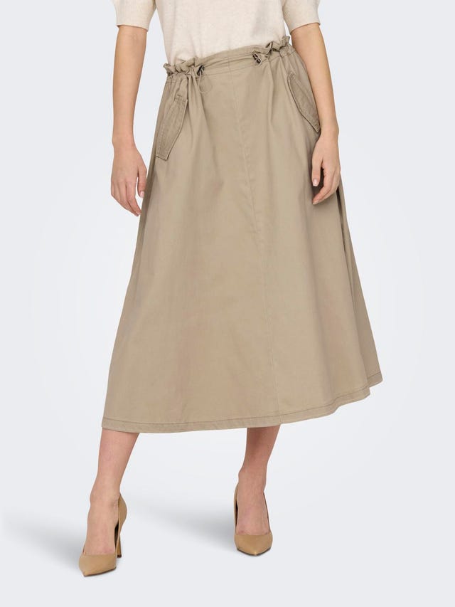 ONLY Mid waist Long skirt - 15308771