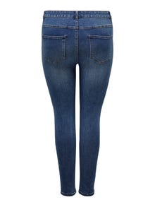 ONLY Jeans Skinny Fit Vita alta -Medium Blue Denim - 15308802