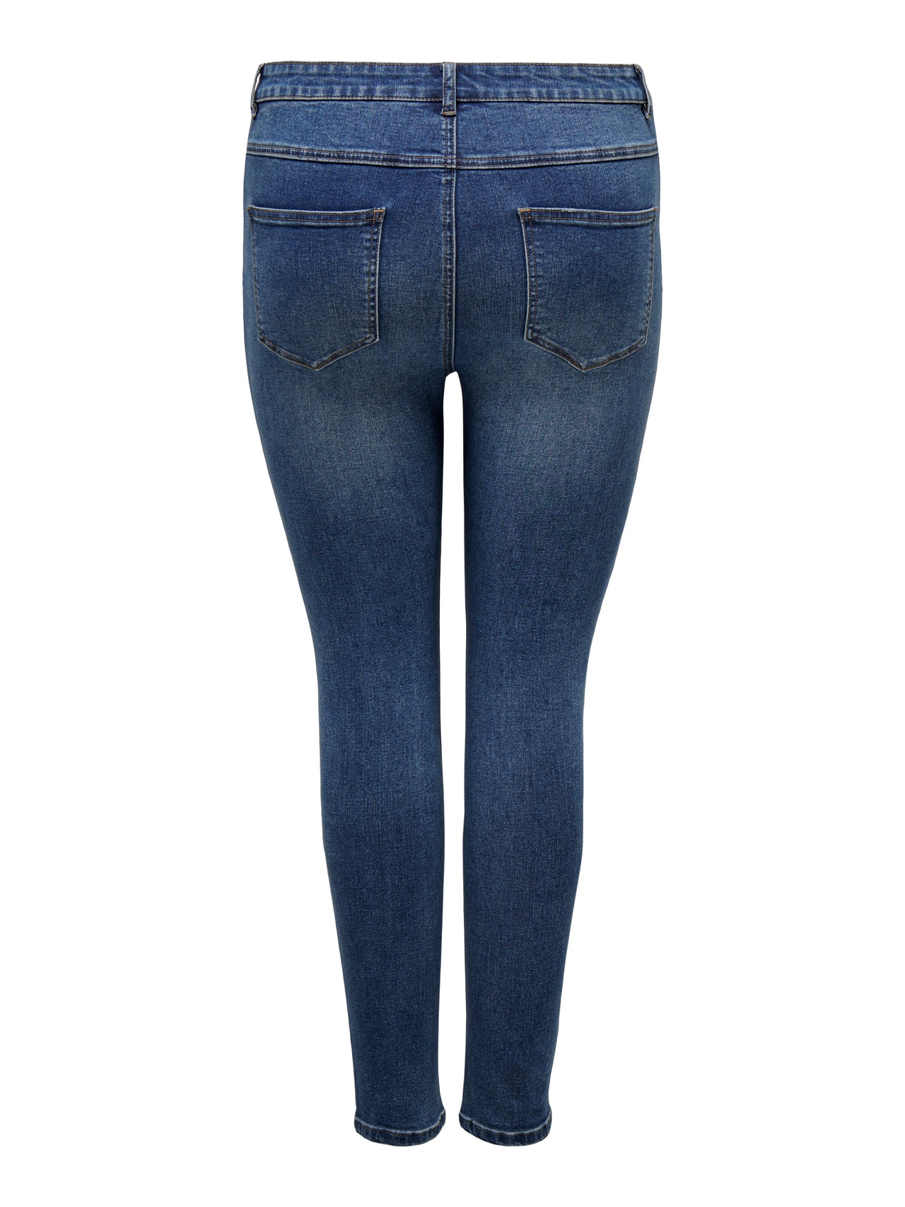 ONLY Skinny Fit Hög midja Jeans -Medium Blue Denim - 15308802