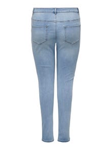 ONLY carrose high waist skinny jeans -Light Blue Denim - 15308803