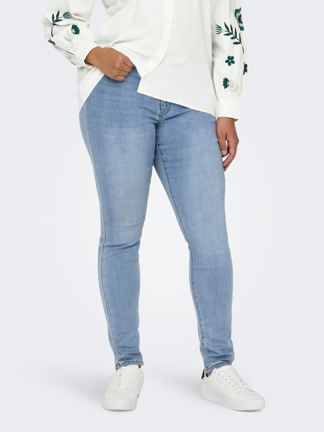 Jean skinny grande taille hot sale