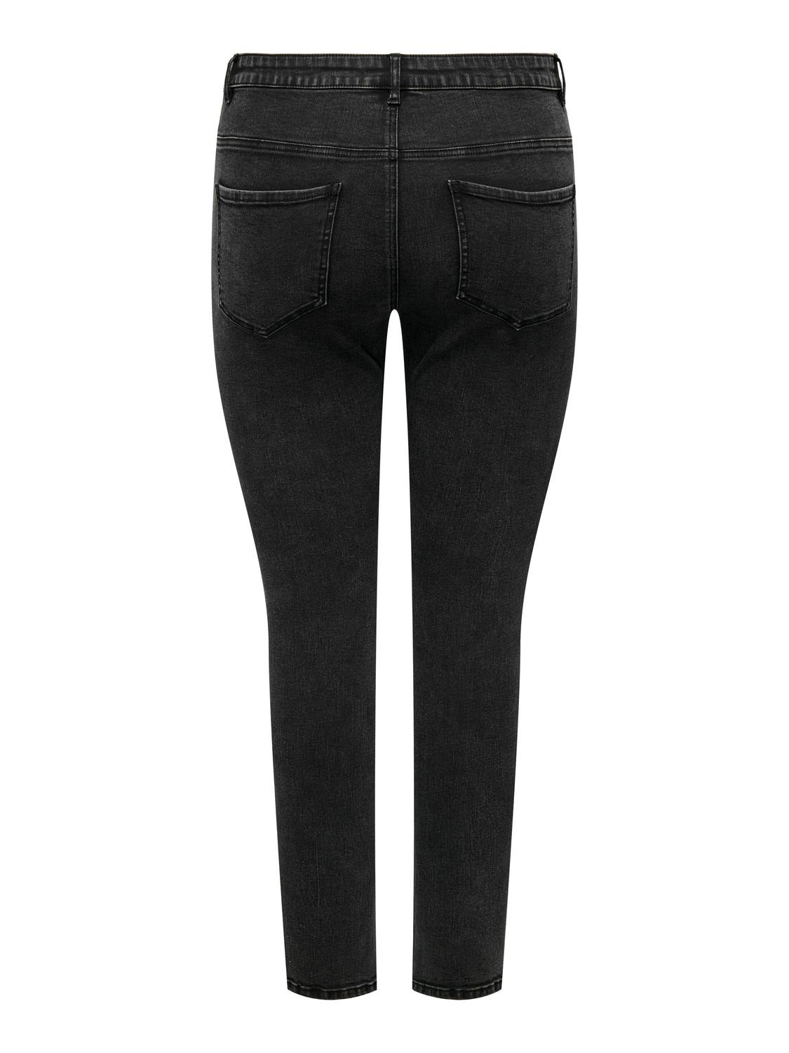 ONLY Jeans Skinny Fit Taille haute -Washed Black - 15308803