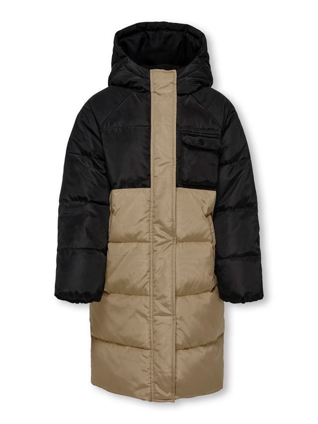 ONLY Long jacket with hood - 15308847