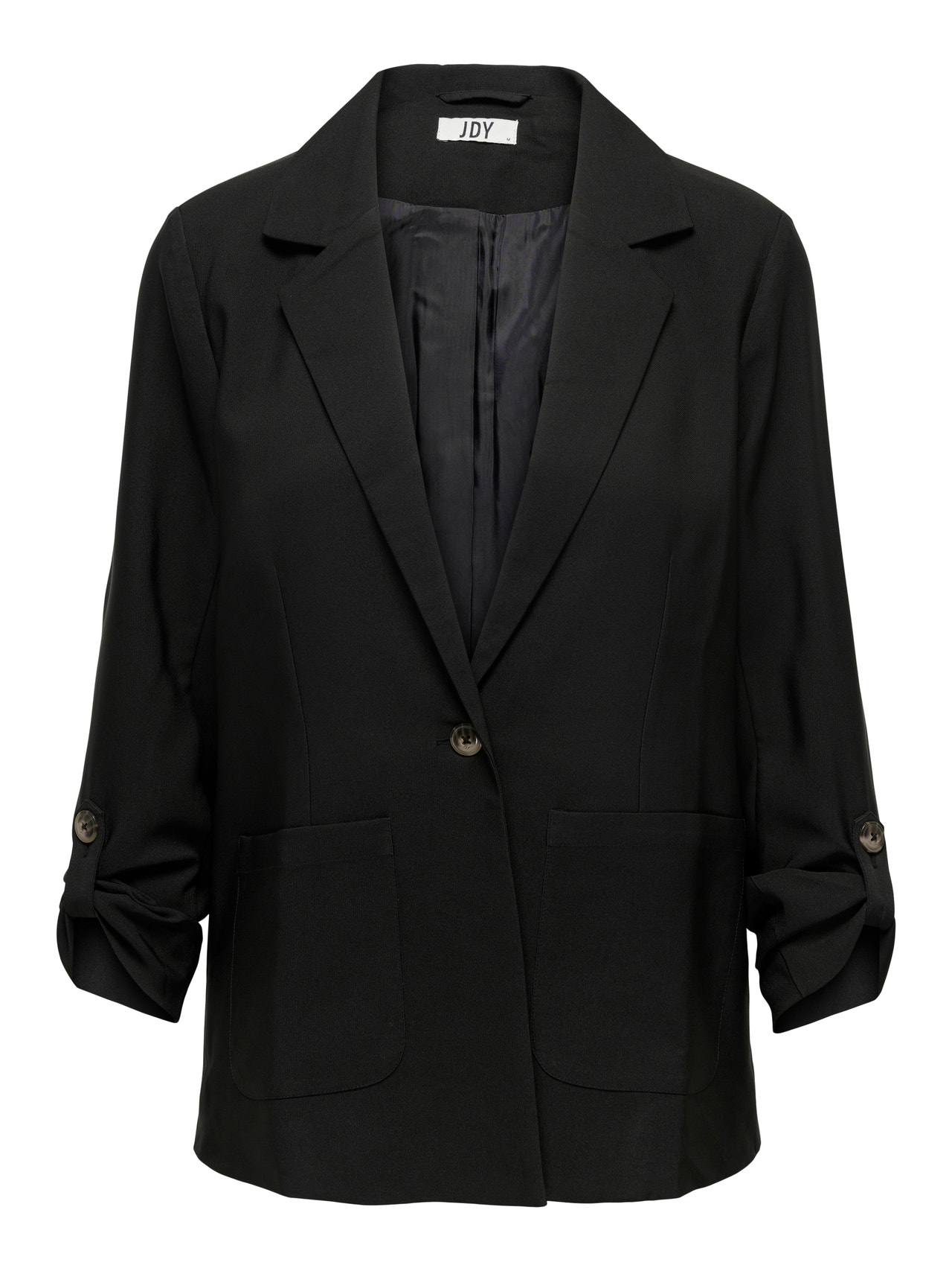 ONLY Regular Fit Button-down collar Blazer -Black - 15308877