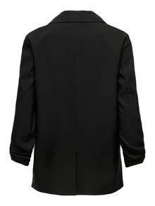 ONLY Regular Fit Button-down collar Blazer -Black - 15308877