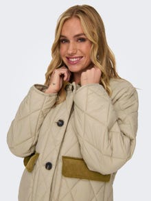 ONLY Quilted jacket -White Pepper - 15308905