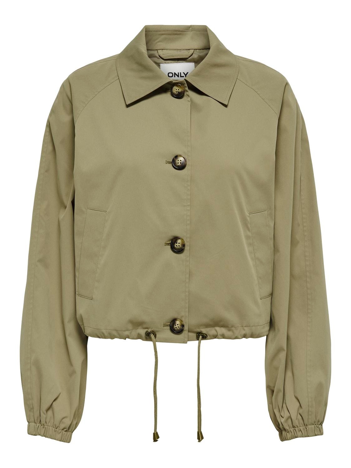 ONLY Short jacket -Covert Green - 15308910