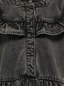 ONLY Tight fit O-hals Korte jurk -Washed Black - 15308929