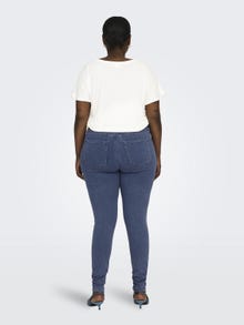 ONLY Skinny Fit Normal midja Jeans -Medium Blue Denim - 15309014