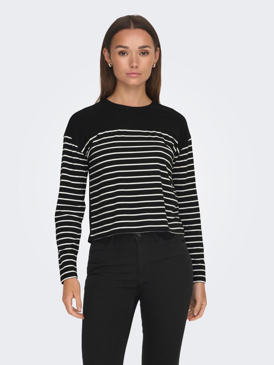 ONLY Long sleeve top -Black - 15309016