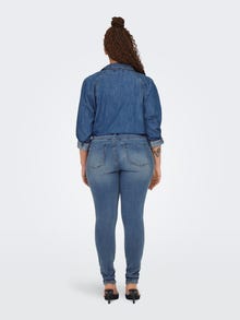 ONLY CARForever High Waist Skinny Jeans -Medium Blue Denim - 15309061