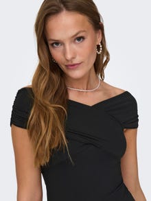 ONLY Mini slim fit kjole -Black - 15309101