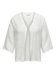 ONLY Tagakülg Pikk kardigan -Cloud Dancer - 15309118