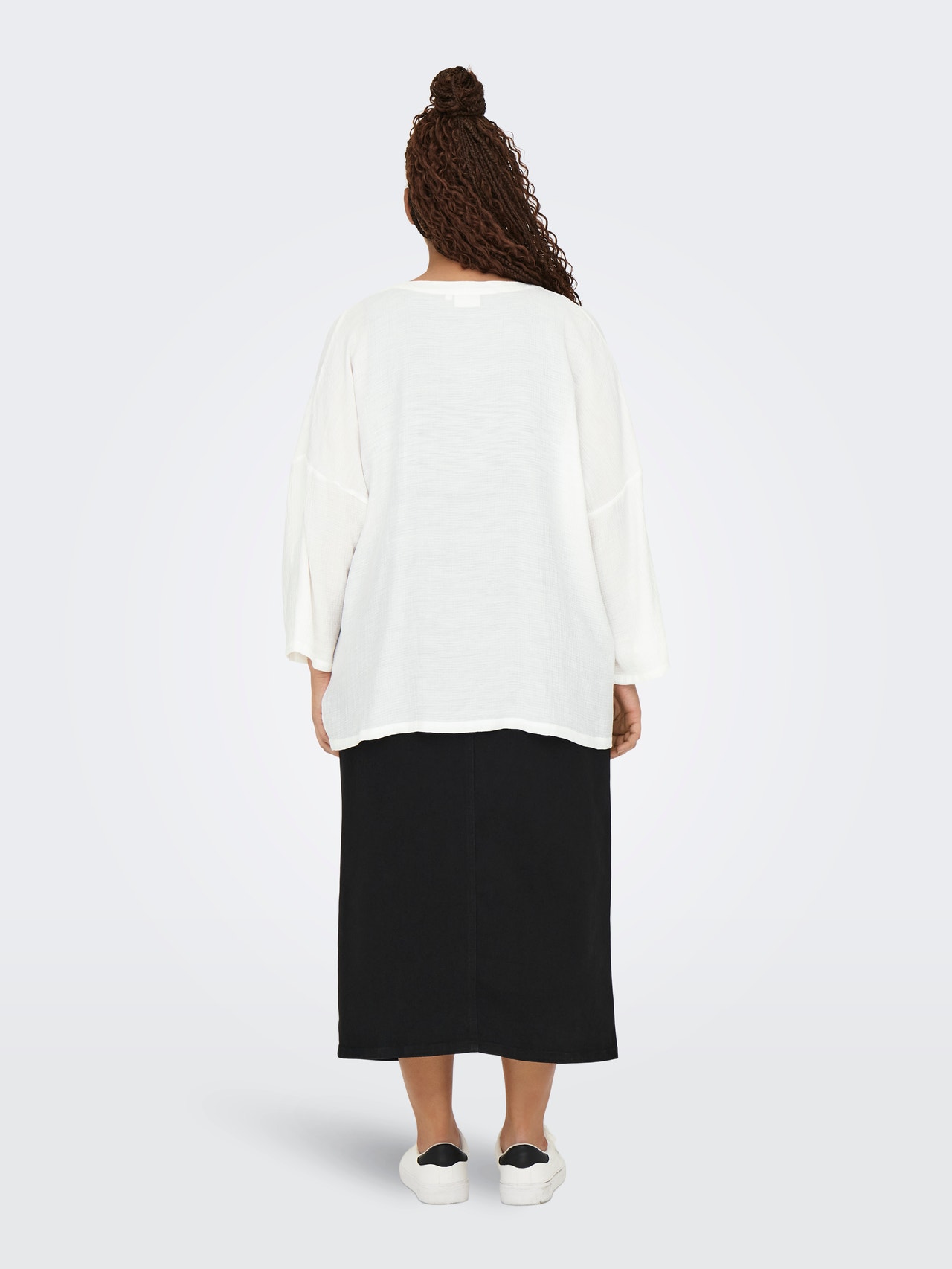 ONLY Tagakülg Pikk kardigan -Cloud Dancer - 15309118