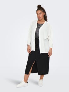 ONLY Tagakülg Pikk kardigan -Cloud Dancer - 15309118