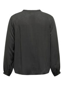 ONLY Curvy china collar shirt -Phantom - 15309143