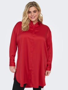 ONLY Vestido midi Corte oversized Cuello de camisa -Lychee - 15309145