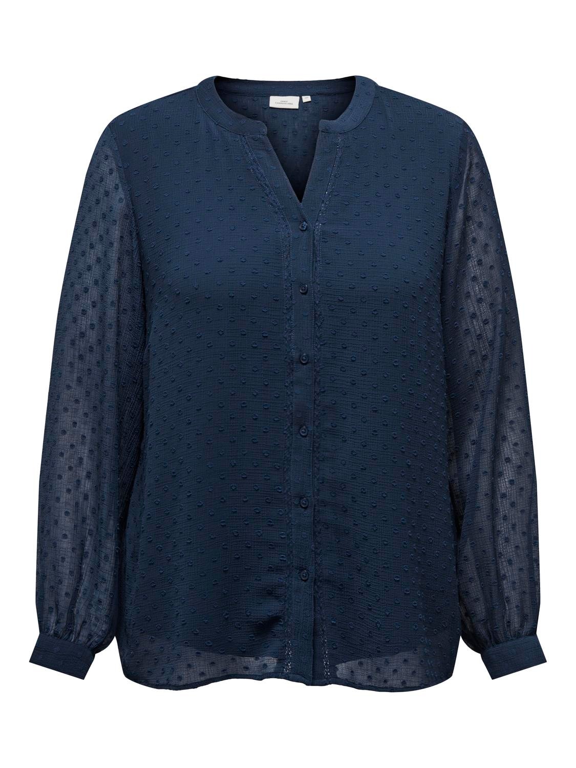 ONLY Regular Fit Button-down collar Shirt -Dress Blues - 15309161