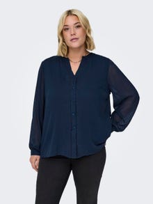 ONLY Regular fit Button down-kraag Overhemd -Dress Blues - 15309161