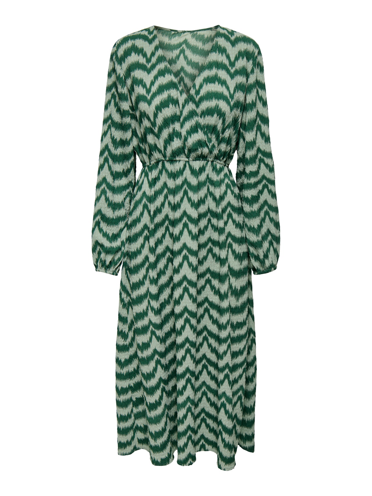 ONLY Normal geschnitten V-Ausschnitt Kurzes Kleid -Granite Green - 15309179