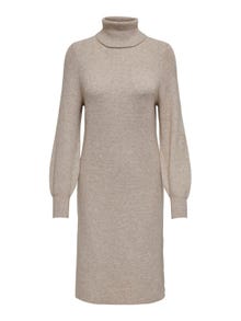 ONLY Mini dress with roll neck -Mocha Meringue - 15309197