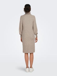 ONLY Mini kjole med rullekrave -Mocha Meringue - 15309197
