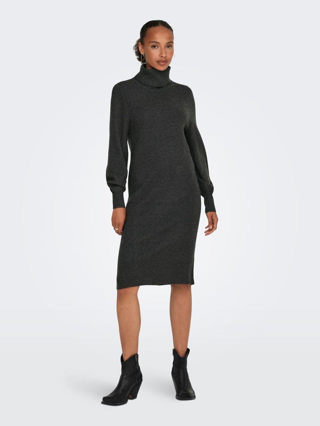 ONLY Mini kjole med rullekrave - 15309197