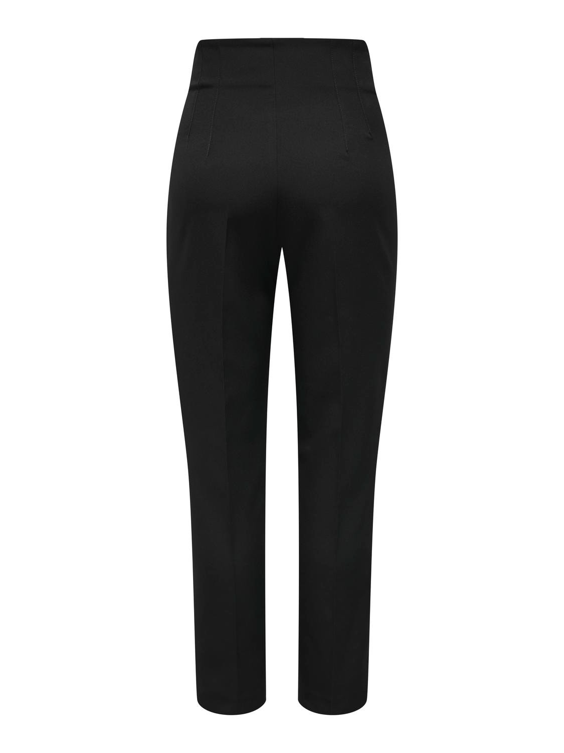 ONLY Regular Fit High waist Fitted hems Chinos -Black - 15309203