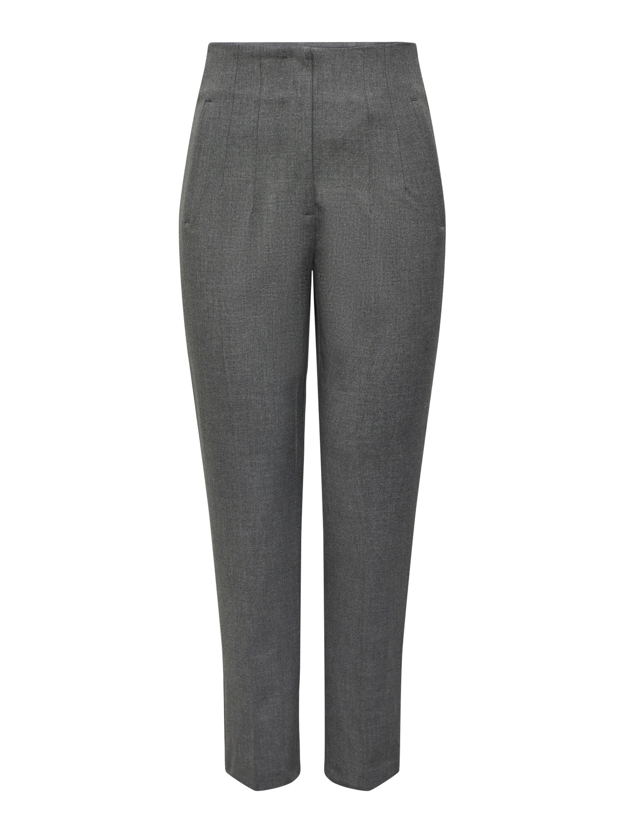 ONLY Chinos Regular Fit Taille haute Bas ajustés -Dark Grey - 15309203