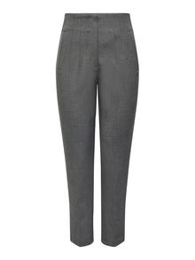 ONLY Chinos Regular Fit Taille haute Bas ajustés -Dark Grey - 15309203