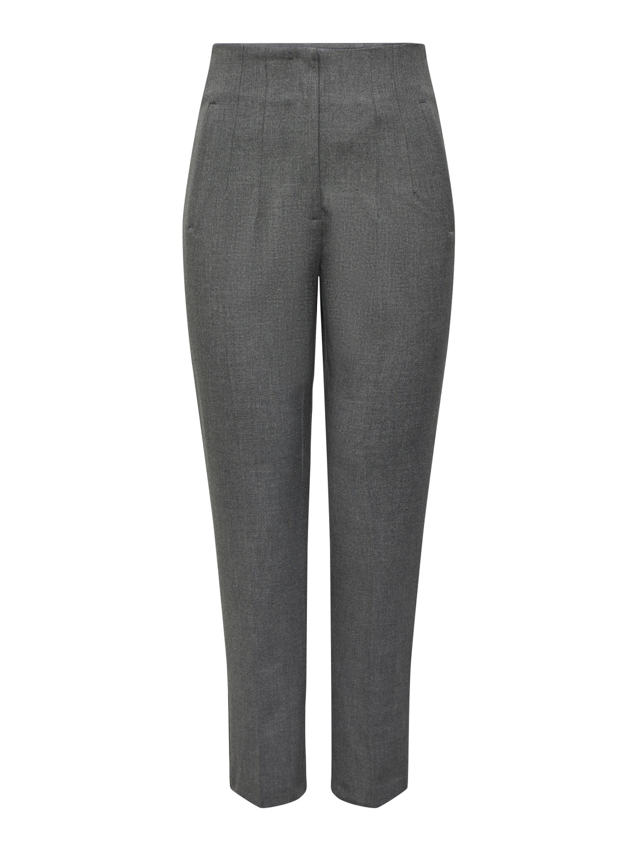 ONLY Højtaljede chinos -Dark Grey - 15309203