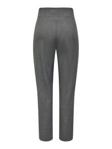 ONLY Chinos Regular Fit Taille haute Bas ajustés -Dark Grey - 15309203