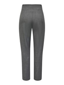 ONLY Højtaljede chinos -Dark Grey - 15309203