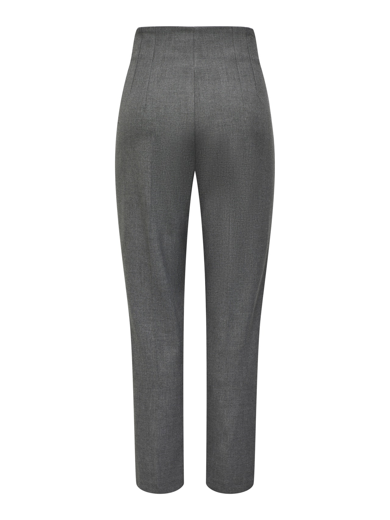 ONLY Højtaljede chinos -Dark Grey - 15309203