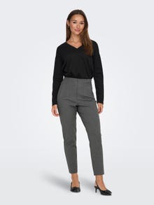 ONLY Højtaljede chinos -Dark Grey - 15309203