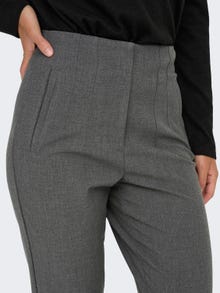 ONLY Chinos Regular Fit Taille haute Bas ajustés -Dark Grey - 15309203