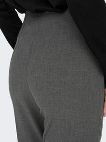ONLY Pantalones chinos Corte regular Cintura alta Puños ajustados -Dark Grey - 15309203