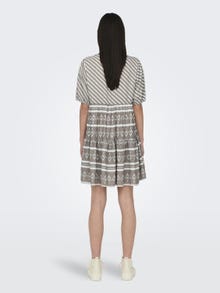 ONLY Mini v-neck dress -Driftwood - 15309239