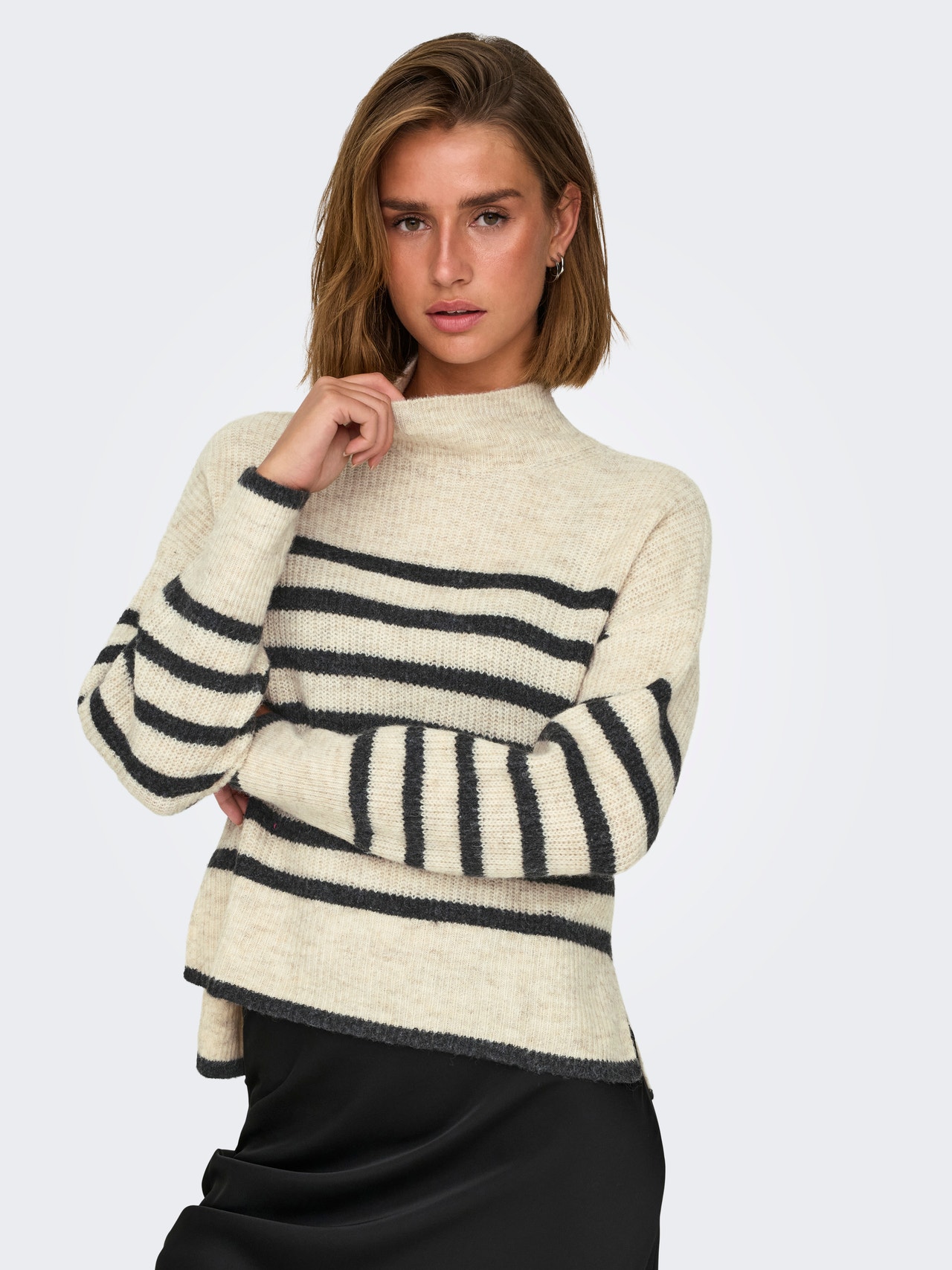 ONLY ONLFRIDI Knitted pullover -Pumice Stone - 15309298