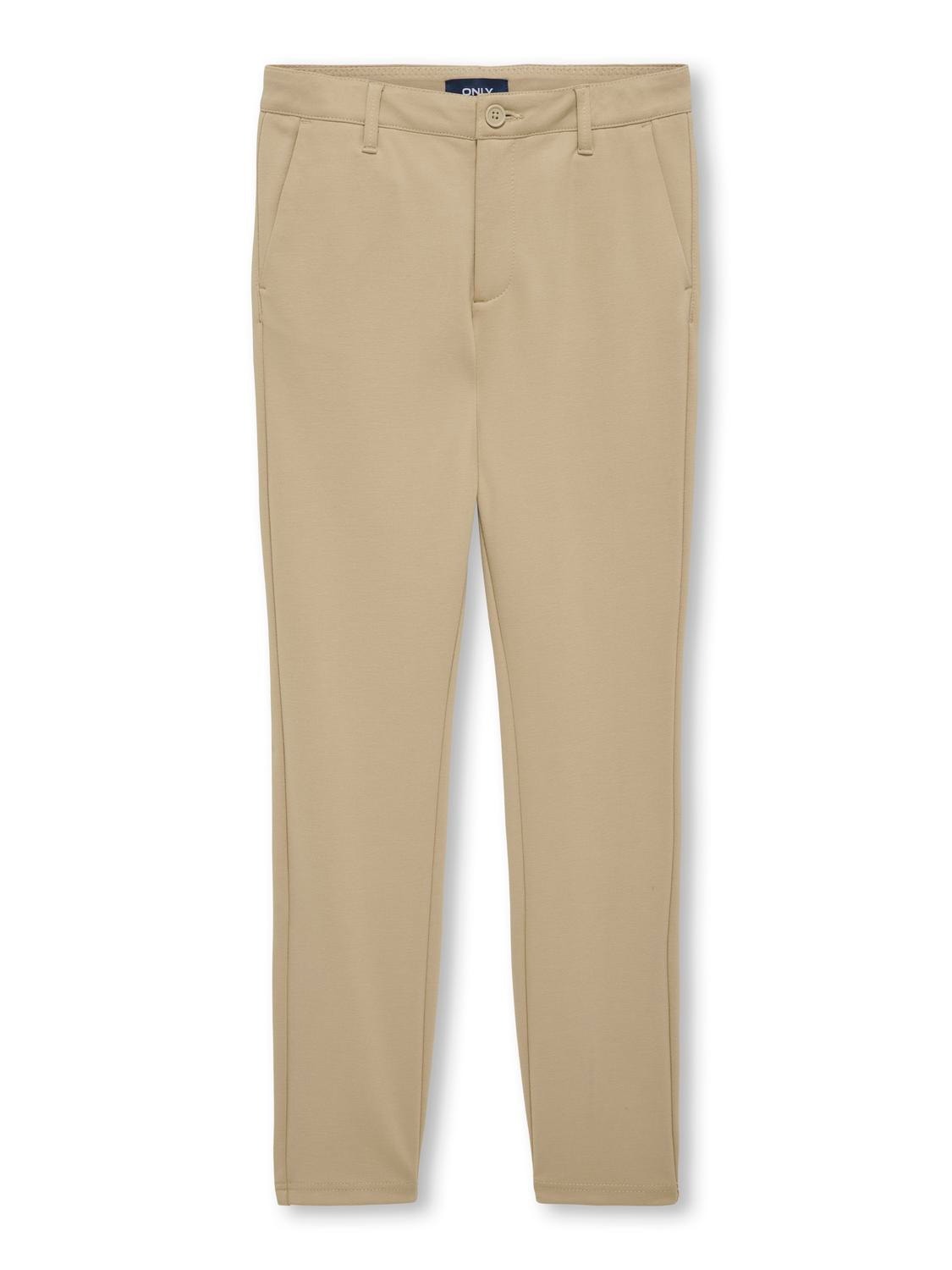 ONLY Tapered Fit Trousers -White Pepper - 15309769