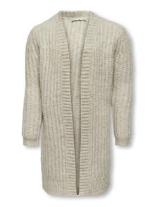 ONLY Regular Fit V-Neck Knit Cardigan -Pumice Stone - 15309816