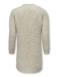 ONLY Rib knitted cardigan -Pumice Stone - 15309816
