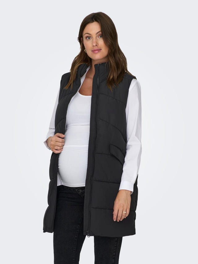 ONLY Mama midi puffer gilet - 15309823