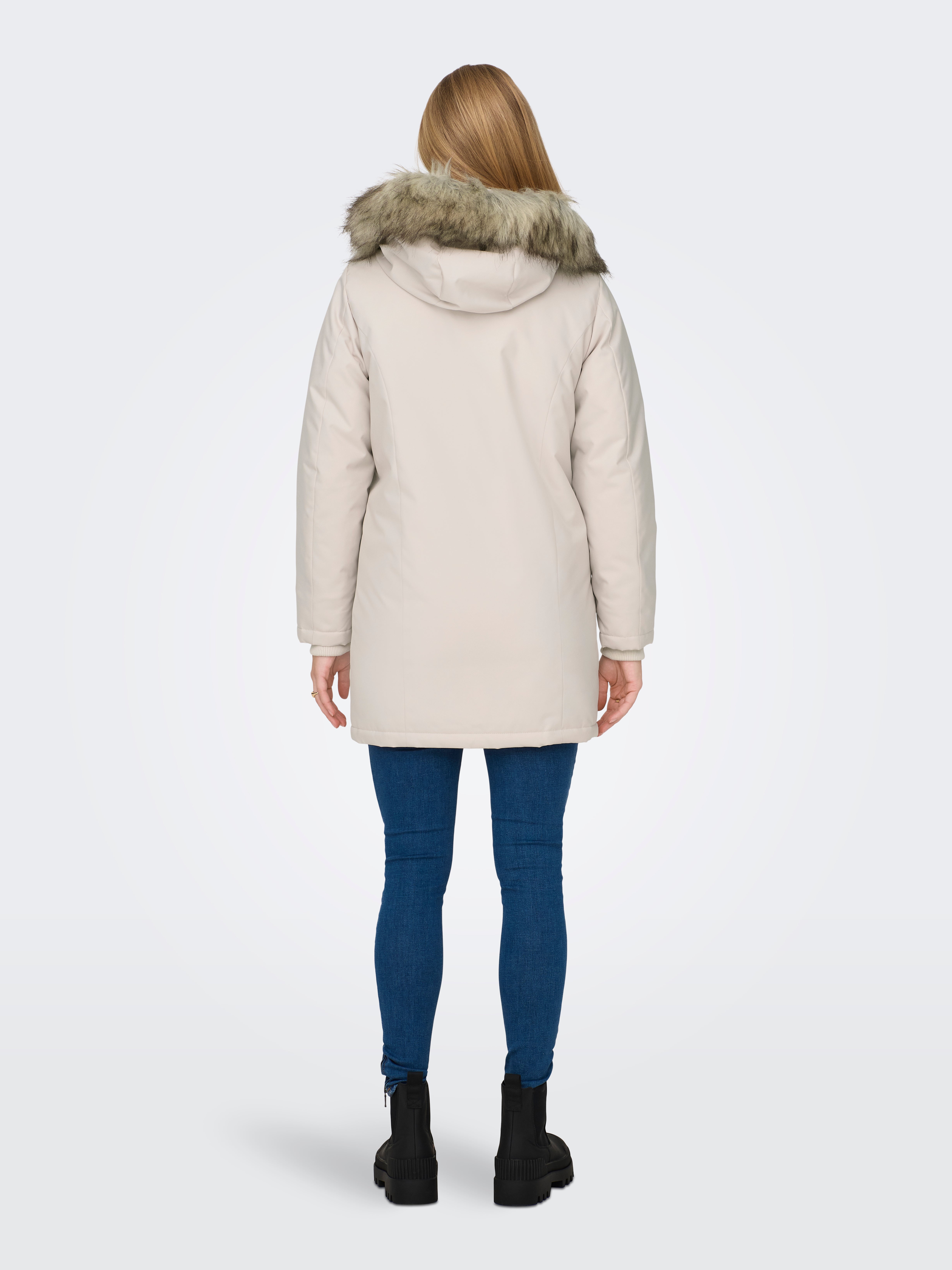 OLMNEWKATY Langer Parka | Hellgrau | ONLY®