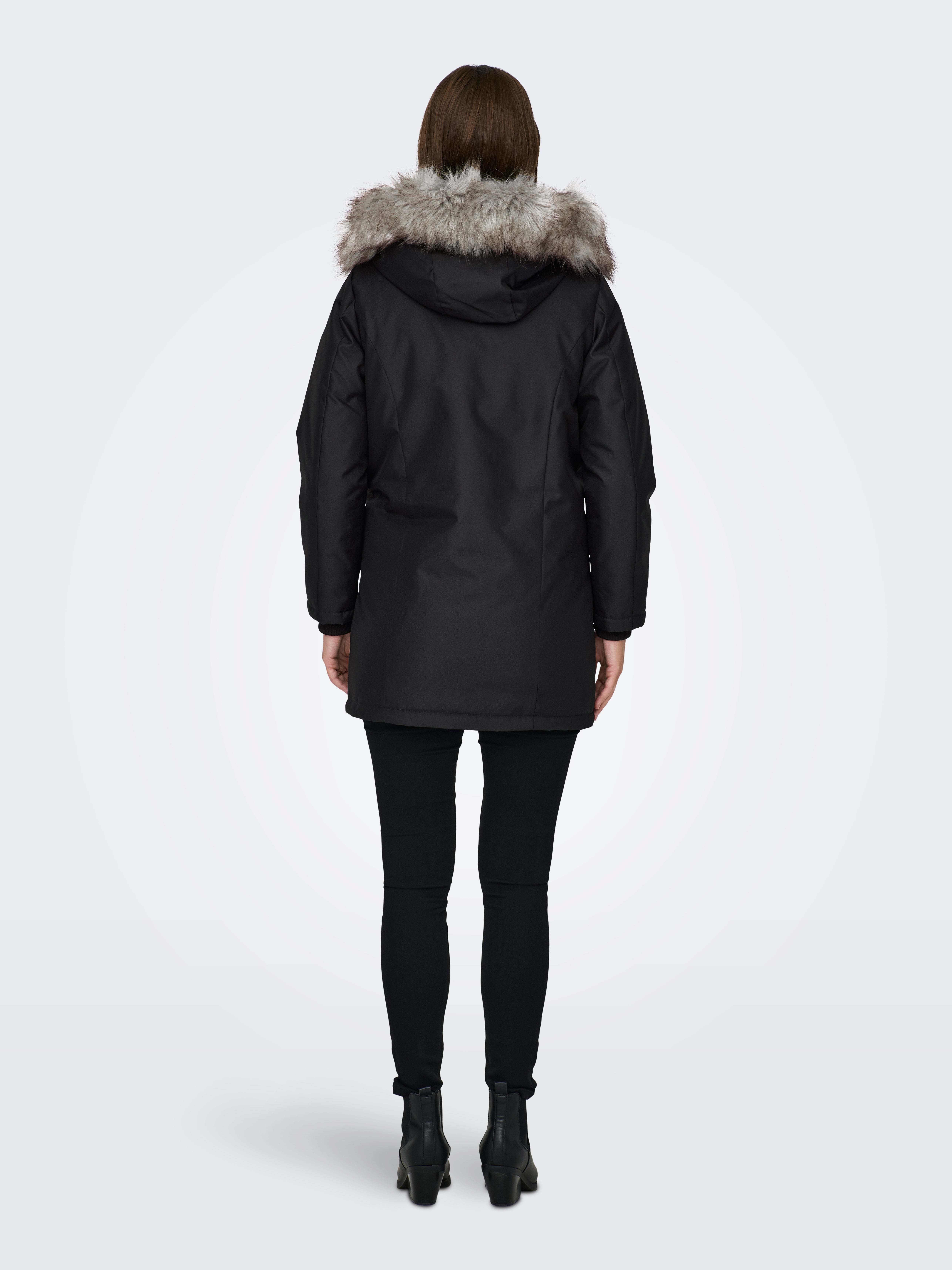 OLMNEWKATY Langer Parka | Schwarz | ONLY®