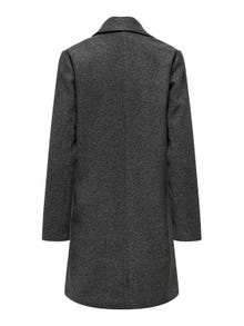 ONLY Klassisk lang frakke -Dark Grey - 15309837