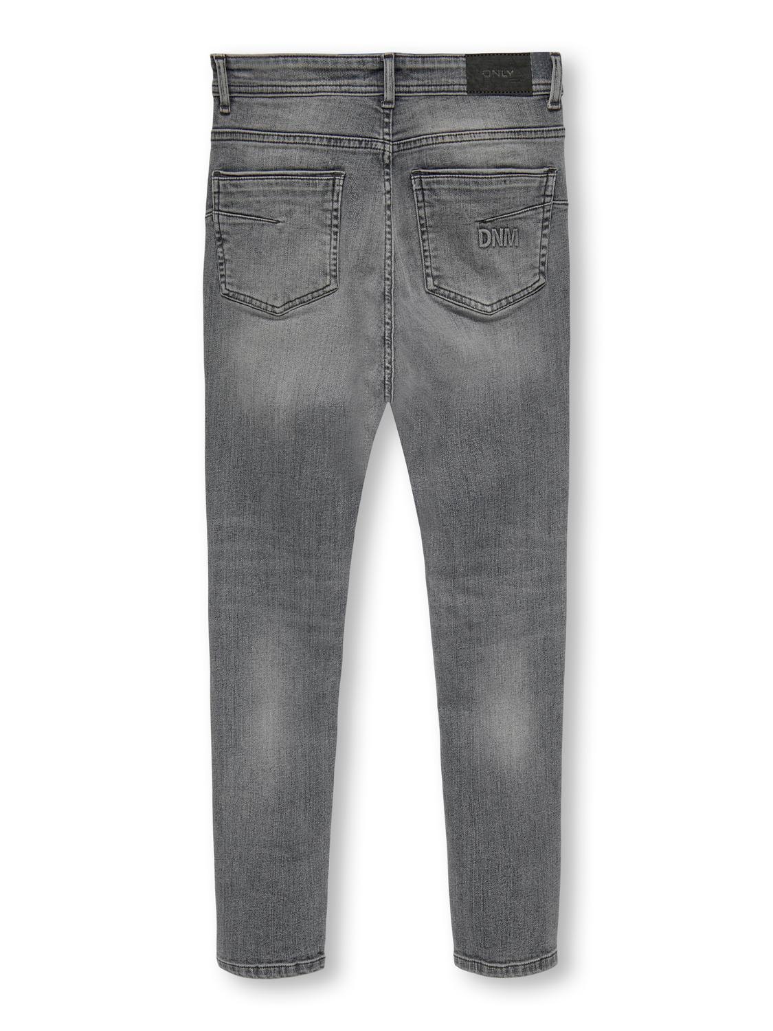 ONLY Krój skinny Średnia talia Jeans -Grey Denim - 15309838