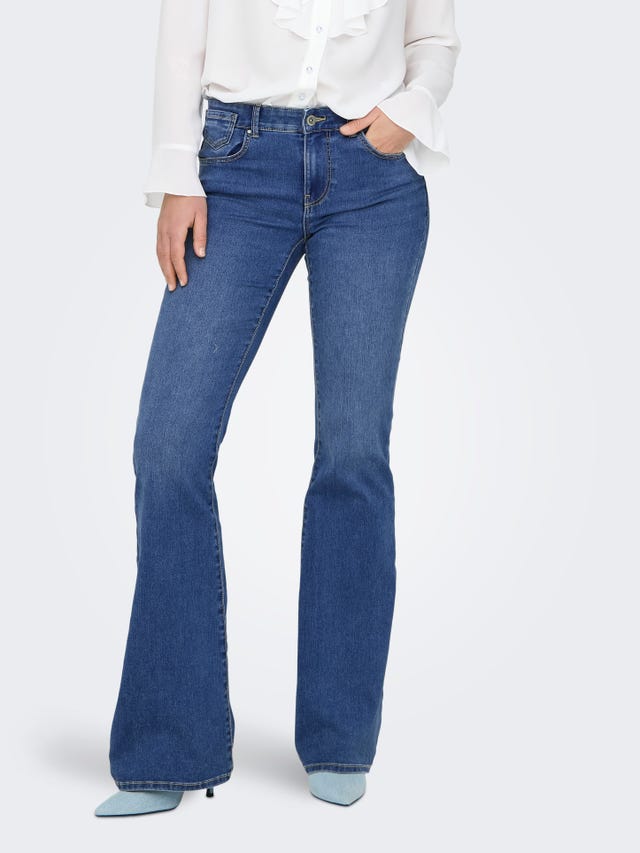 ONLY Flared Fit Mid waist Jeans - 15309845
